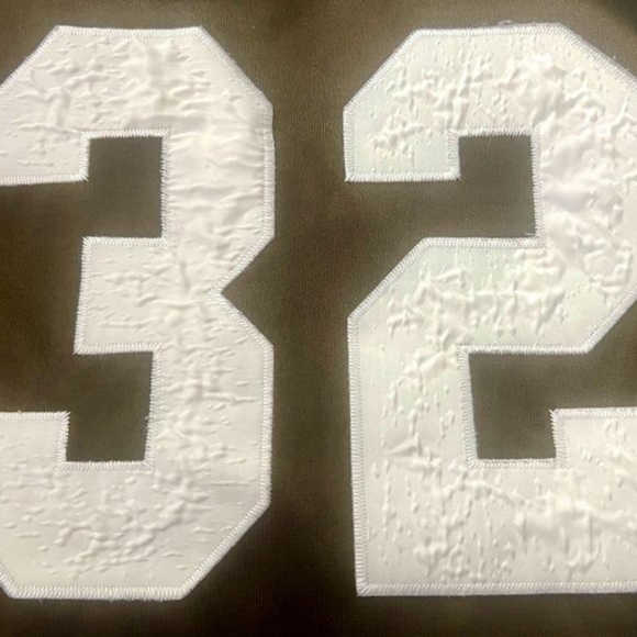 1964 throwback jersey of Clevelands Jim Brown authentic Mitchell and Ness - Picture 3 of 8